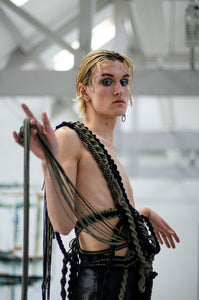 'Cascade' Macrame Body Piece